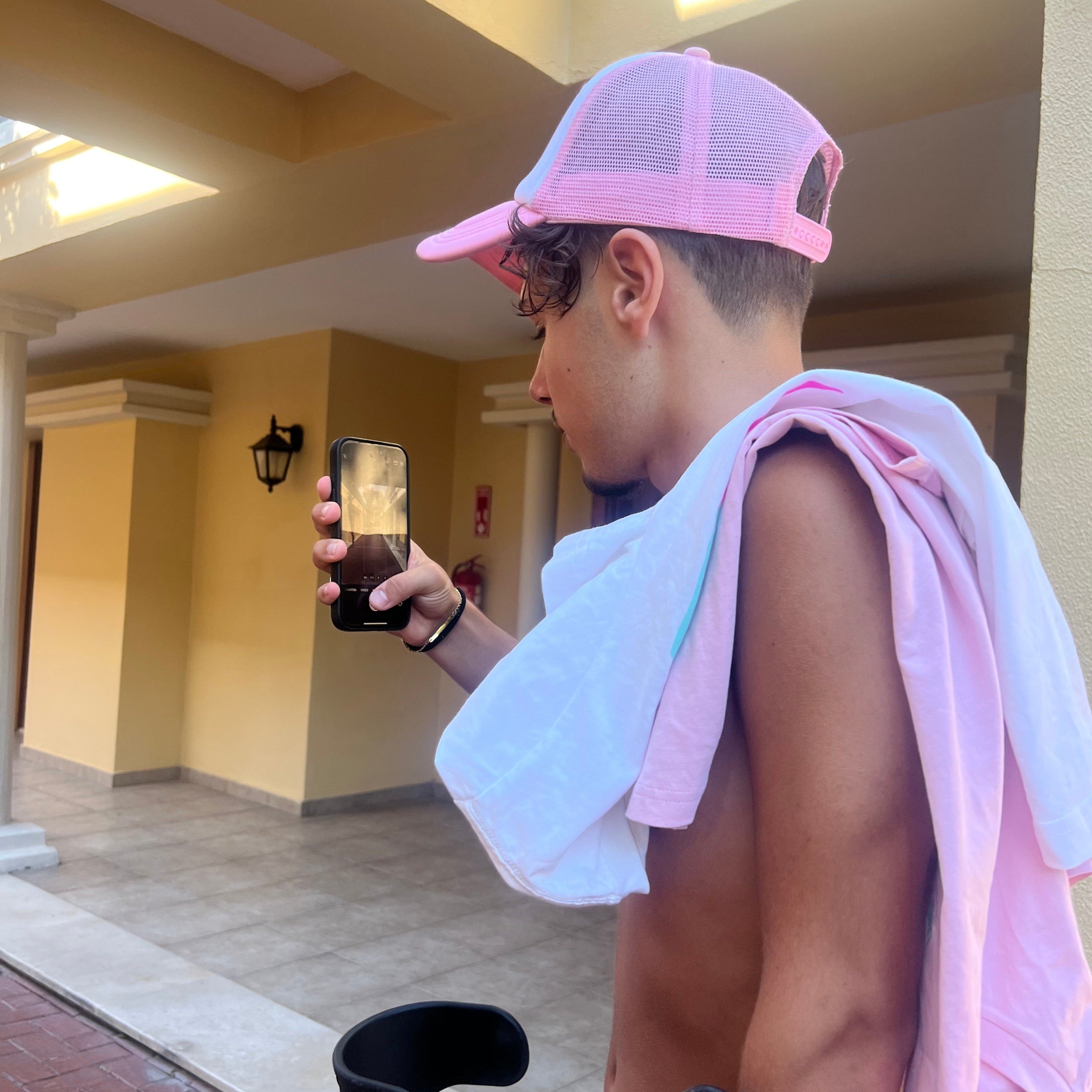 BUBBLEGUM TRUCKER HAT