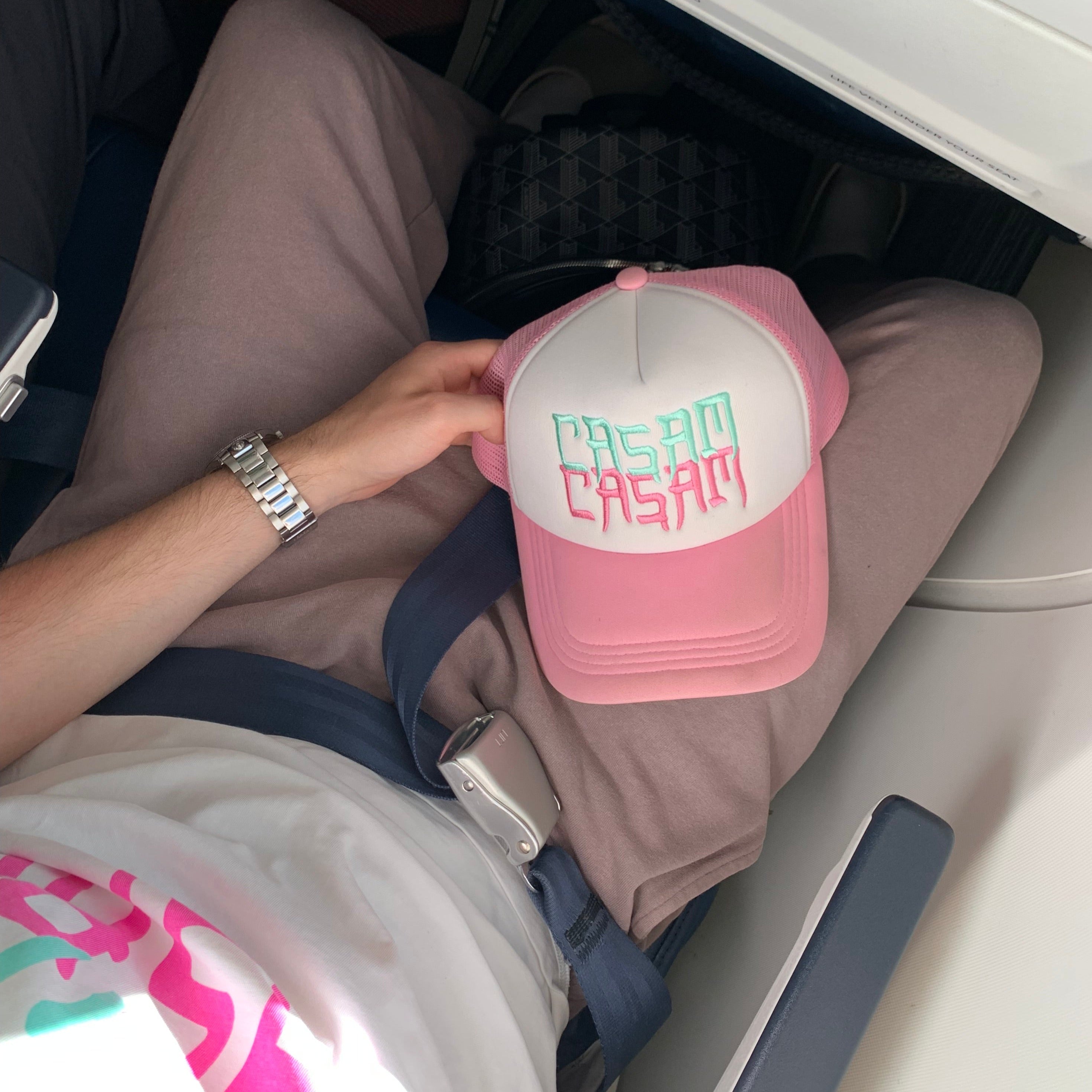 BUBBLEGUM TRUCKER HAT