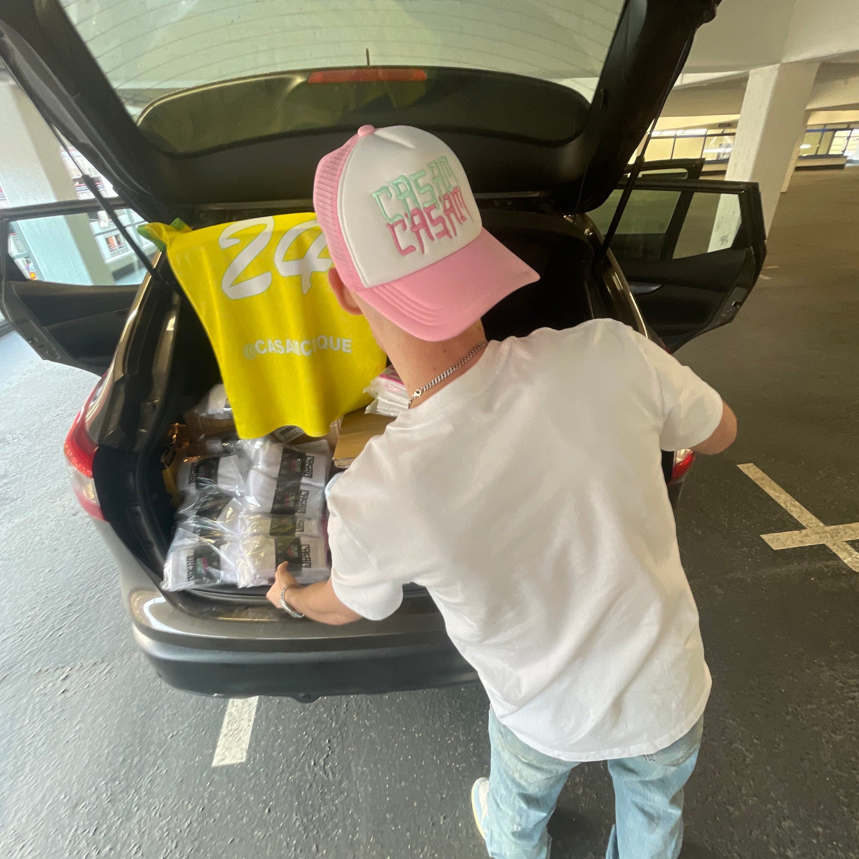 BUBBLEGUM TRUCKER HAT